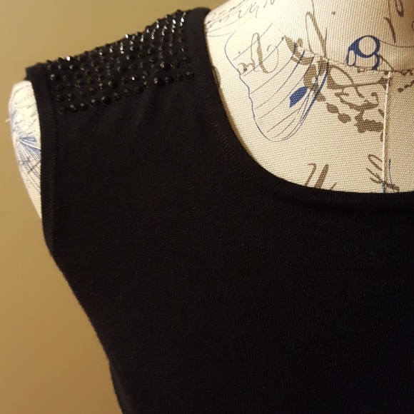 Express black knit mini dress - Picture 2 of 2